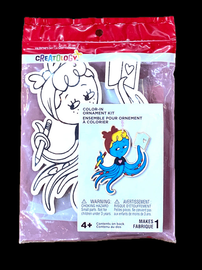 Octopus Coloring Ornament Craft Kit by Creatology