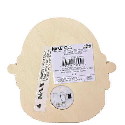 Make Market DIY LED Plywood Décor – Easter Basket Design