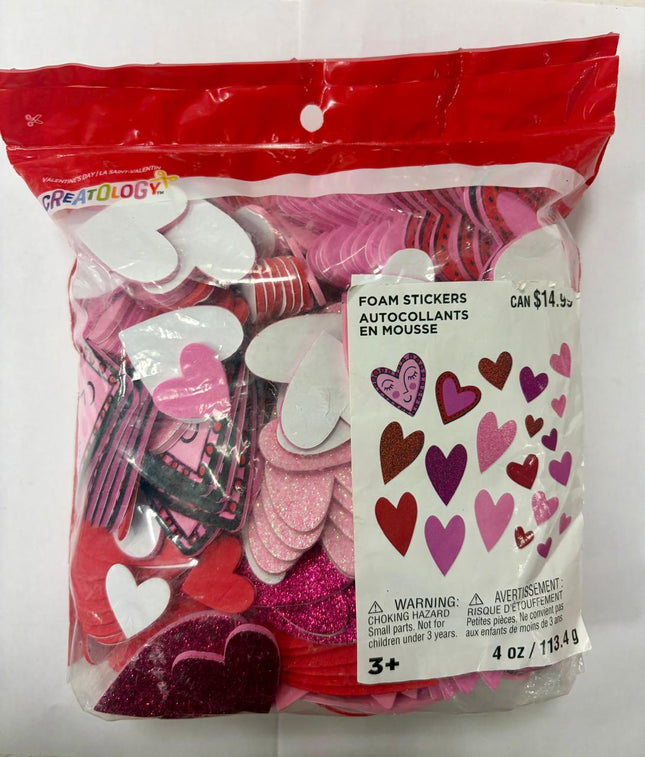 Creatology Valentine's Foam Stickers Autocollants