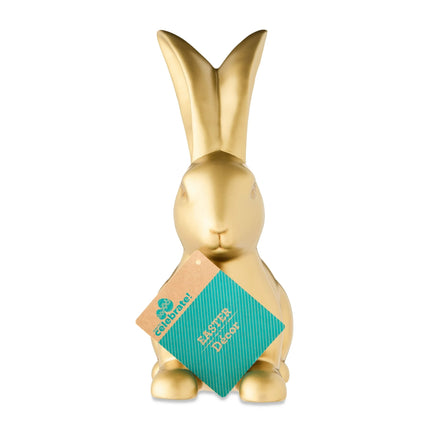 Way To Celebrate Easter Gold Sitting Bunny Decor