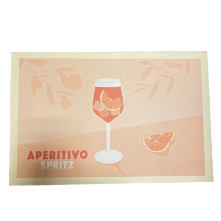 Ashland Fall Flip Top Empty Box 14.8x9.8in that says "Aperitiv Spritz" on it