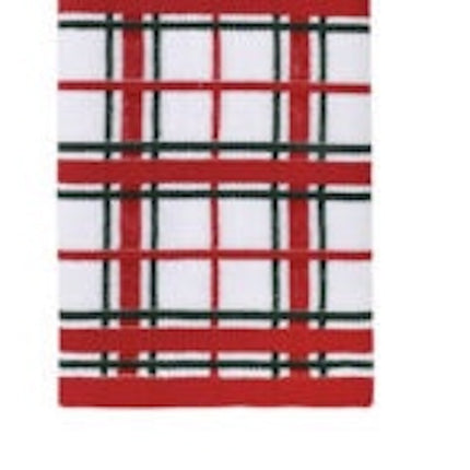 St. Nicholas Monogrammed Christmas Hand Towels "T" Set of 2