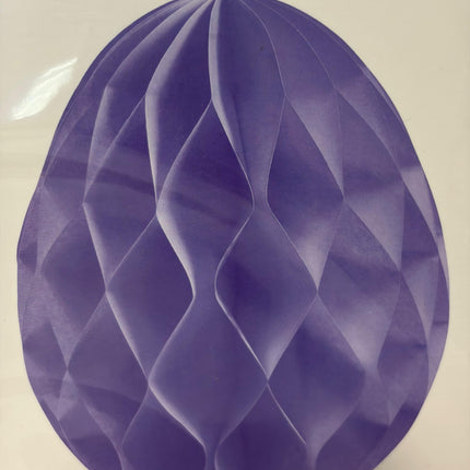 Purple Honeycomb Egg Easter Decor