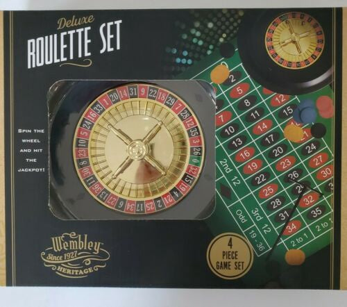 Roulette Set, Wembley Deluxe 4 Piece Game Set