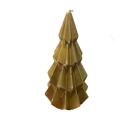 Ashland Christmas Golden Tree Candle 10in