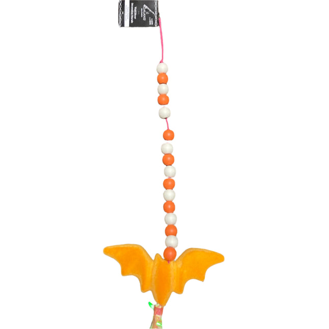 Ashland Halloween Light Orange Bat Wall Decor 18in