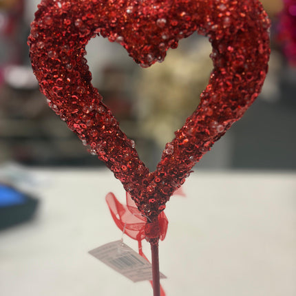 Valentine's Day 15" Ashland Tinsel Decor