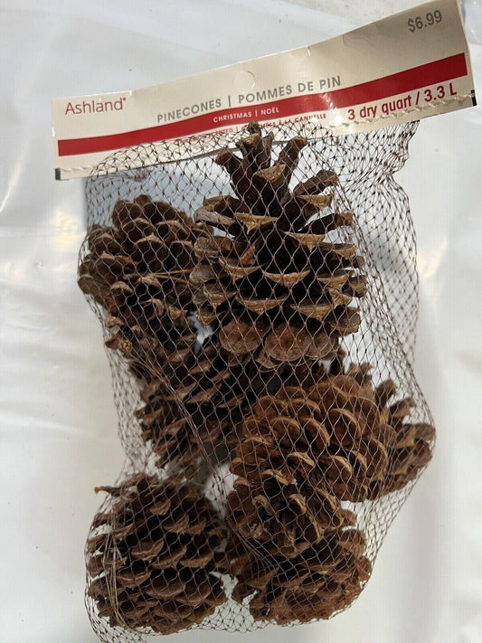 Pinecones Ashland Christmas Cinnamon Scented Smell 3 Dry Quarts Bag USA 149Y