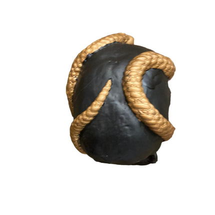 Skull with Snakes Table Decoration 4x2 in