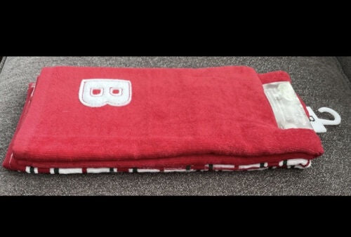 St. Nicholas Hand Towels "B" Set of 2 – Red Plaid