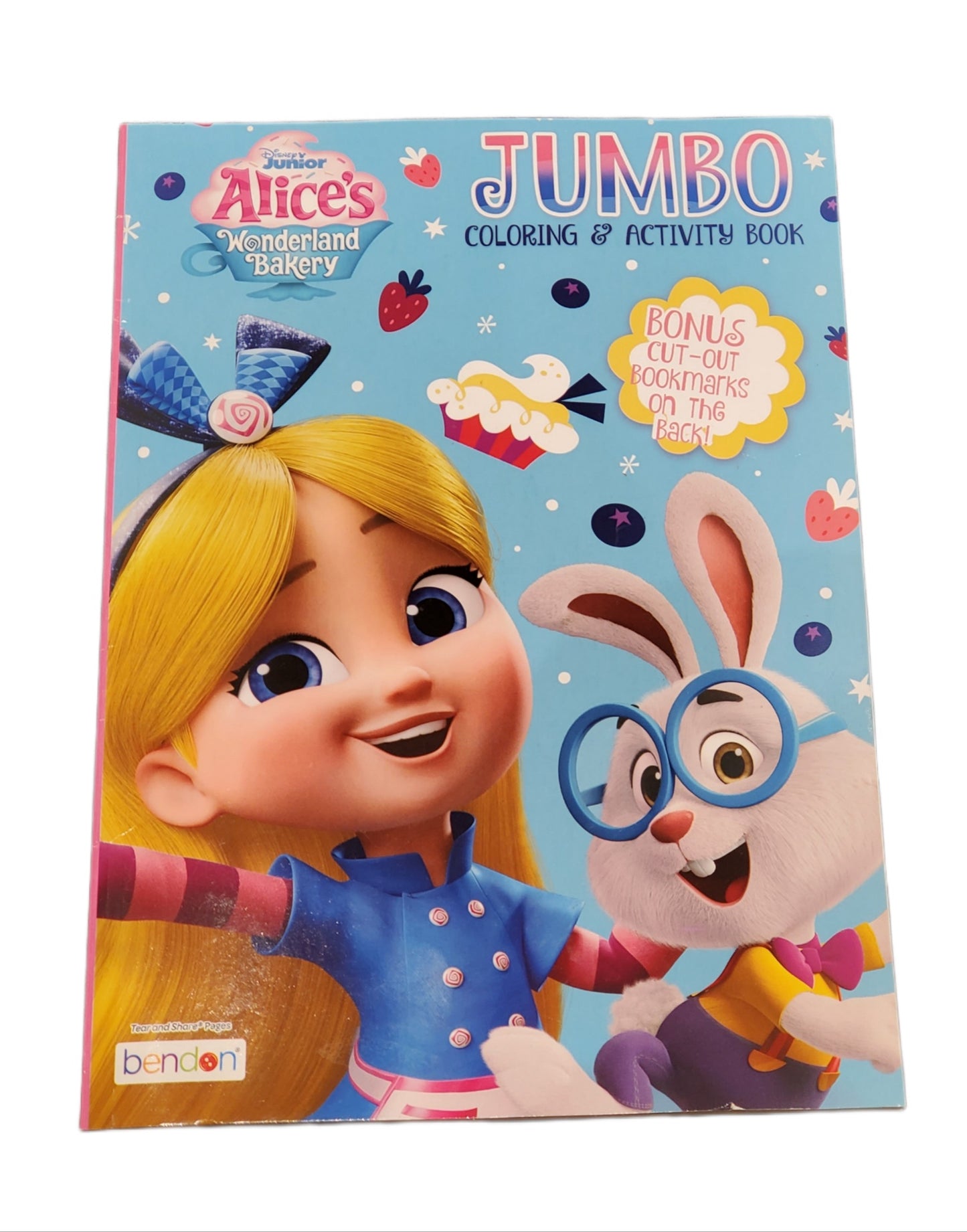 DISNEY JUNIOR, ALICE'S WONDERLAND BAKERY JUMBO COLORING AND ACTIVITY BOOK