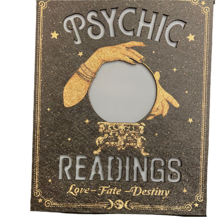 Ashland Halloween Psychic Readings Lit up Board 13.5x10in