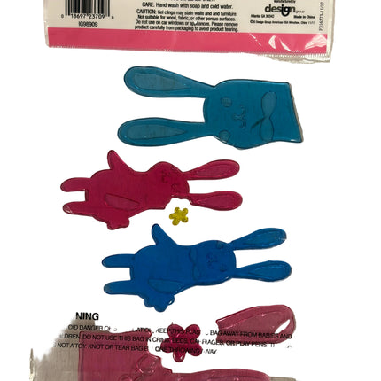 Easter Window Gel Clings – Bunny Set (1 Sheet)