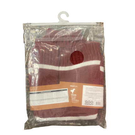 Vibrant Life Red and White Stripes Dog Sweater 17in Length,20-50Lb Weight M