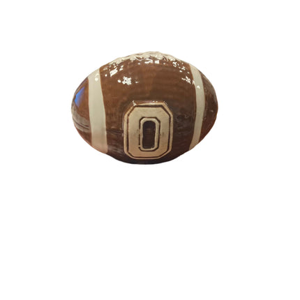 Celebrate it Ceramic Football Letter O 4x3in