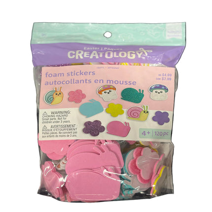 Creatology Easter Foam Stickers – 120‑Piece Spring Craft Set
