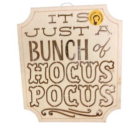 Make Market Halloween Hocus Pocus Light Up Decoration 7x6in