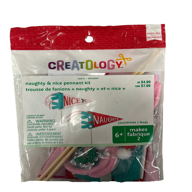 Creatology naughty and nice pennant kit