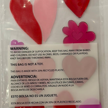 Valentine's Day Window Gel Clings