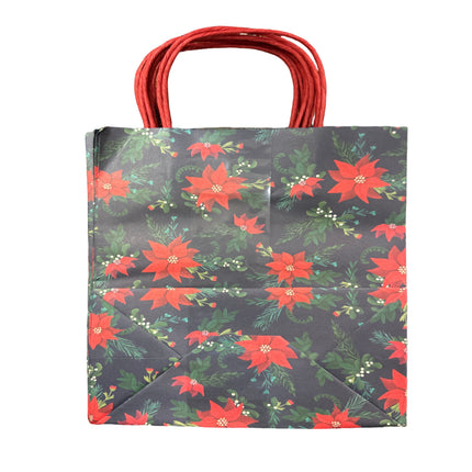 Celebrate it Floral Christmas paper bags 8"x10"