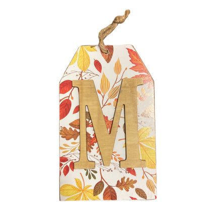 Ashland Fall Letter M Wall Sign 8x5in