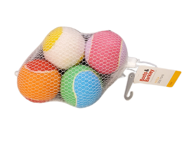 Boots & Barkley Fetch Dog Toy Balls - 4 Pack