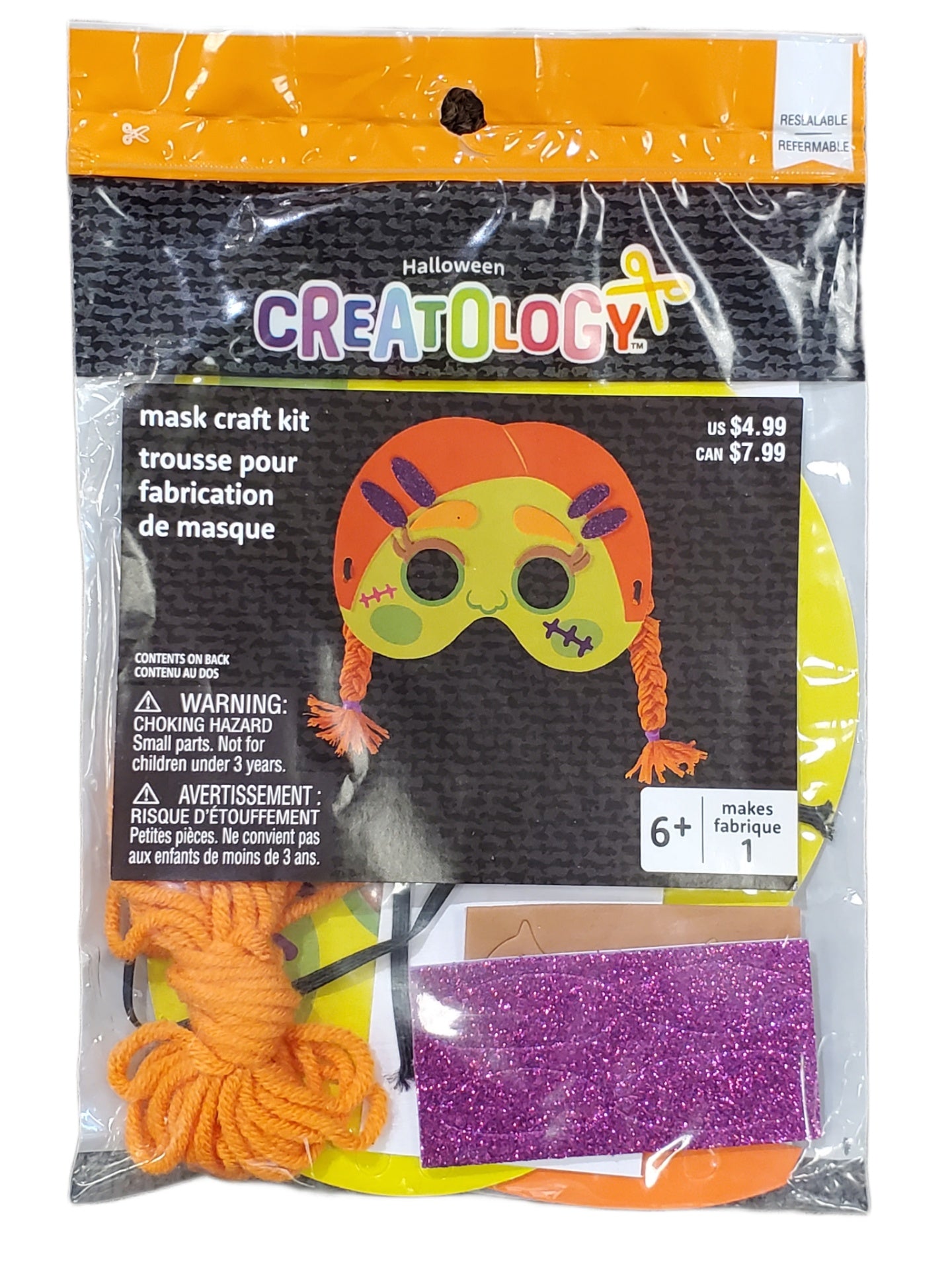 CREATOLOGY HALLOWEEN COSTUME MASK CRAFT KIT