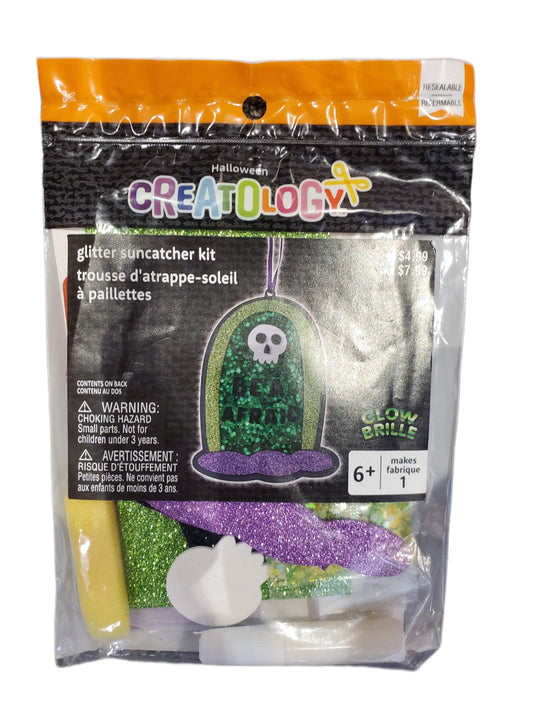 CREATOLOGY, HALLOWEEN GLITTER SUN CATCHER KIT