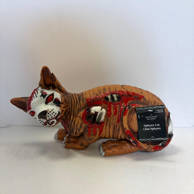 Halloween Sphynx Cat Horror Decoration