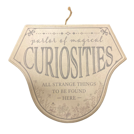 Ashland Halloween Parlor of Curiosities Sign 12.5x16in