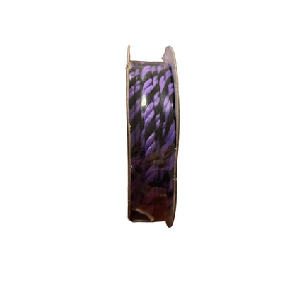 Celebrate it Halloween   Purple and Black Rope Ribbon 1/8inx4yd