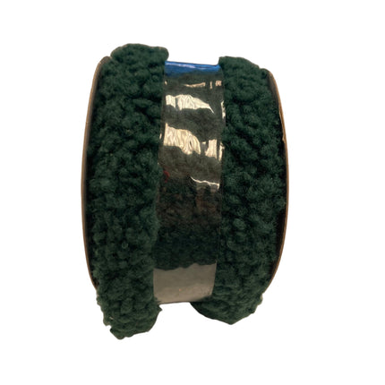 Celebrate it Christmas Green Wool Ribbon 2.5inx9ft