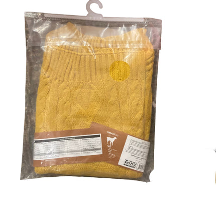 Vibrant Life Yellow Dog Sweater 20in 50-90LB L
