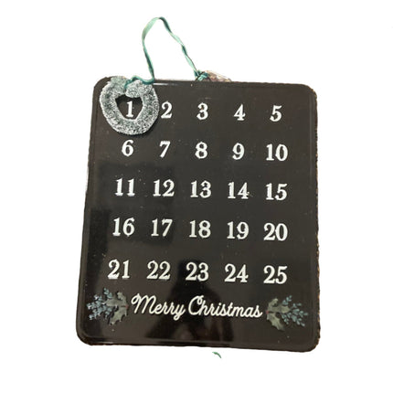 Ashland Christmas Calendar With Magnet Wall Decoration 14x12in