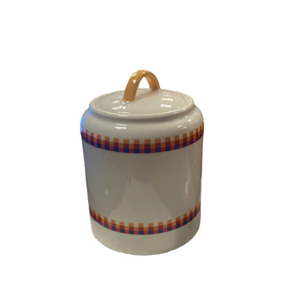 Ashland Fall Ceramic Canister Yellow Handle 7inx6in