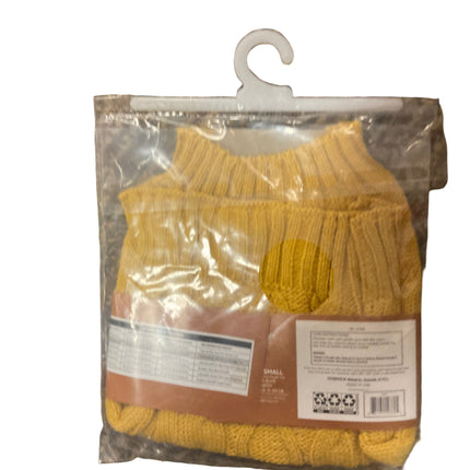 Vibrant Life Yellow Pet Sweater 10.5in 5-10LB XS