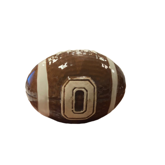 Celebrate it Ceramic Football Letter O 4x3in
