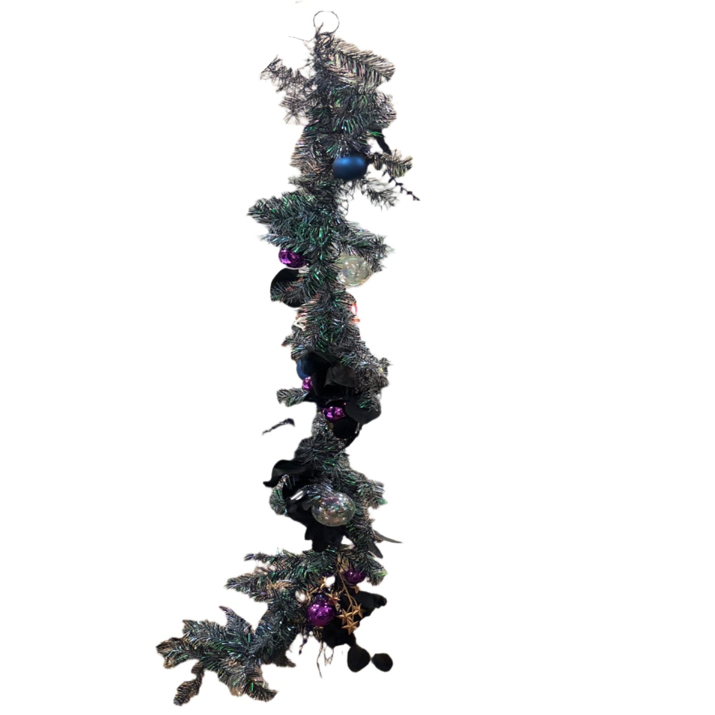 Ashland Iridescent Tinsel Garland Decoration 6 foot