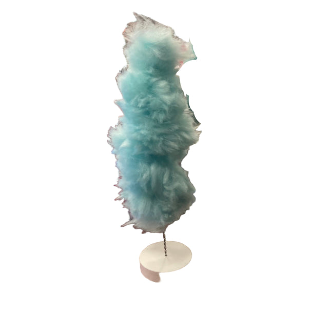 Ashland Christmas Small Blue Fluffy Tree Table Decor 10in