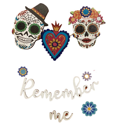 Ashland Day of the Dead Remember Me Sign 12x9in