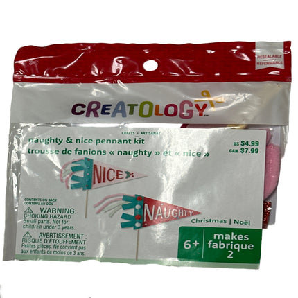 Creatology naughty and nice pennant kit