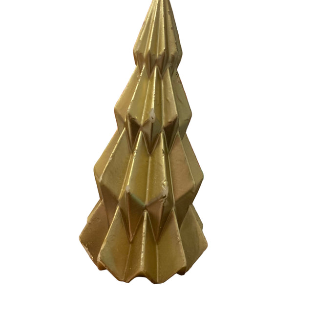 Ashland Christmas Golden Tree Candle 10in