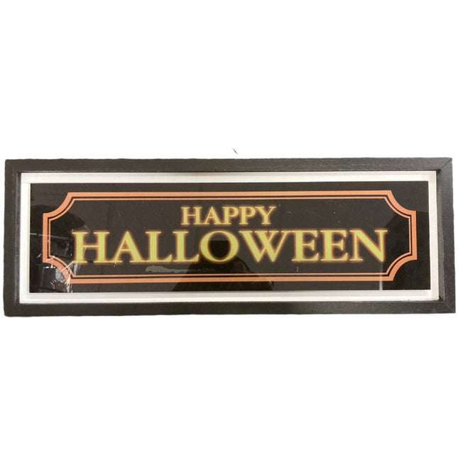Ashland Happy Halloween Door Sign 18x6in