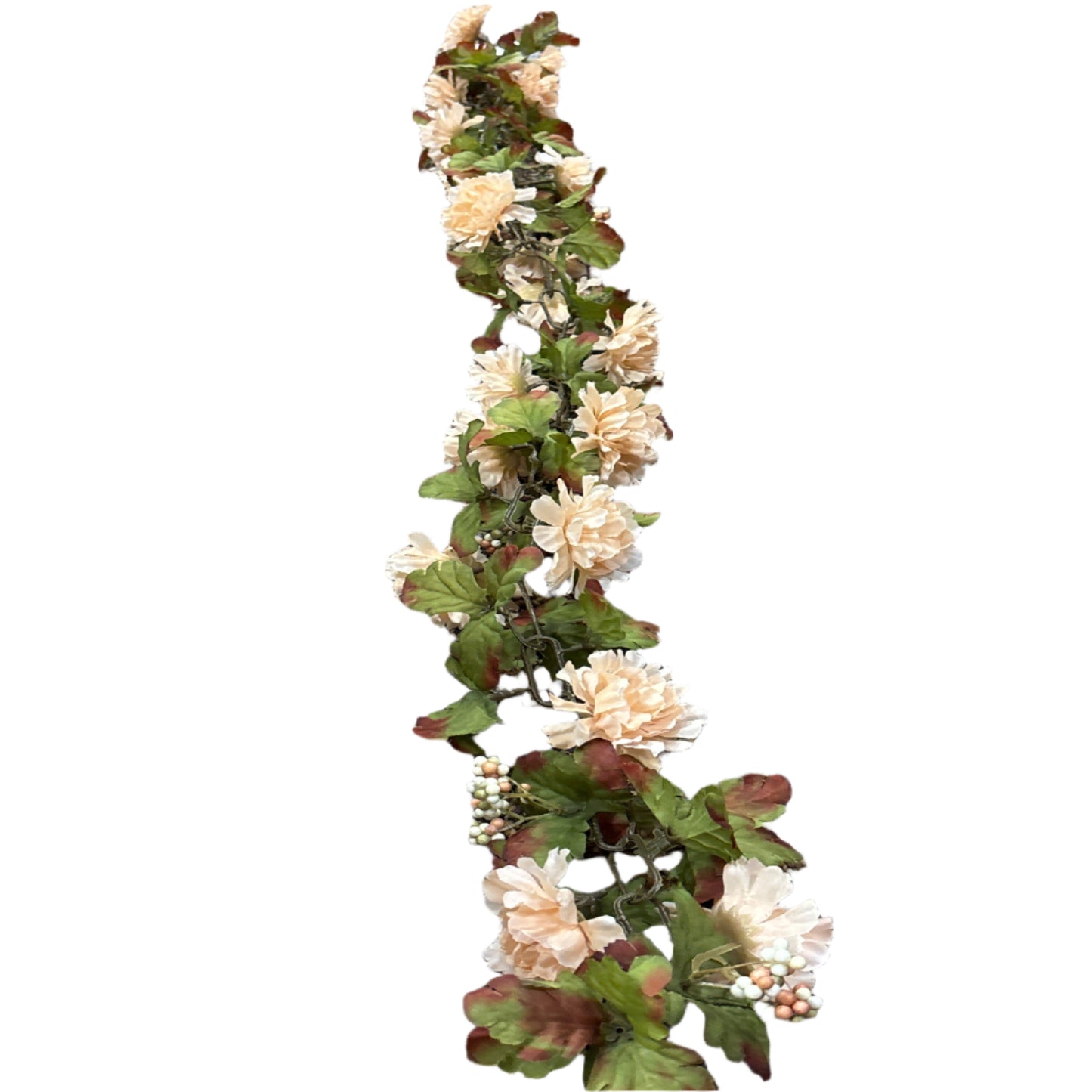Ashland Beige Peony & Berry Garland Decoration 6 foot