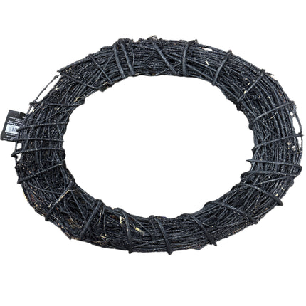 Ashland Black Glitter Grapevine Halloween DÃ©cor 17â€ x 17â€ x 2â€