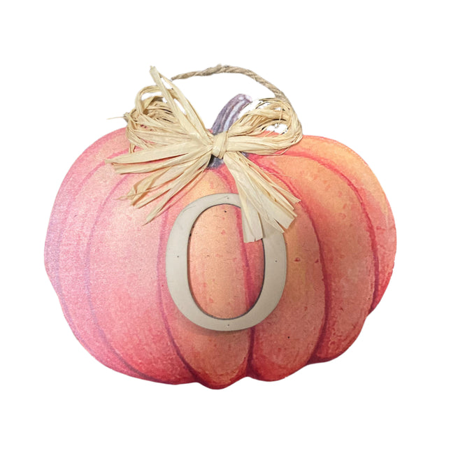 Ashland Fall O Letter Pumpkin Wall Decor 6x7in