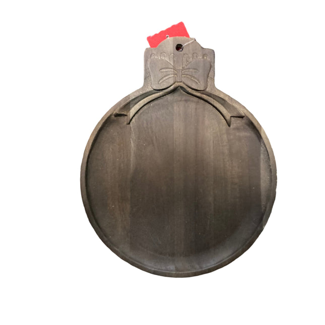 Ashland Christmas Ornament Wood Tray 11x9in