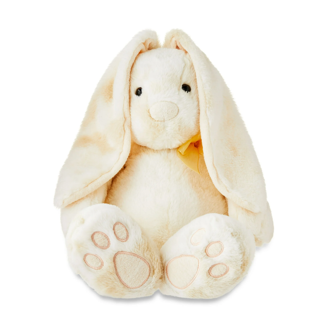 Easter Large Cream Long Ear Bunny Plush, 15 in, by Way To Celebrate