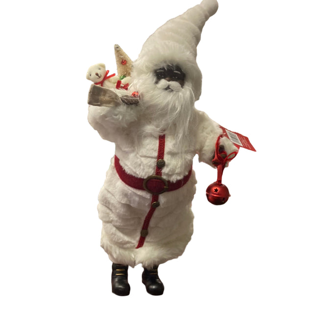 Ashland Christmas White Cloak Santa Decoration 17x8in