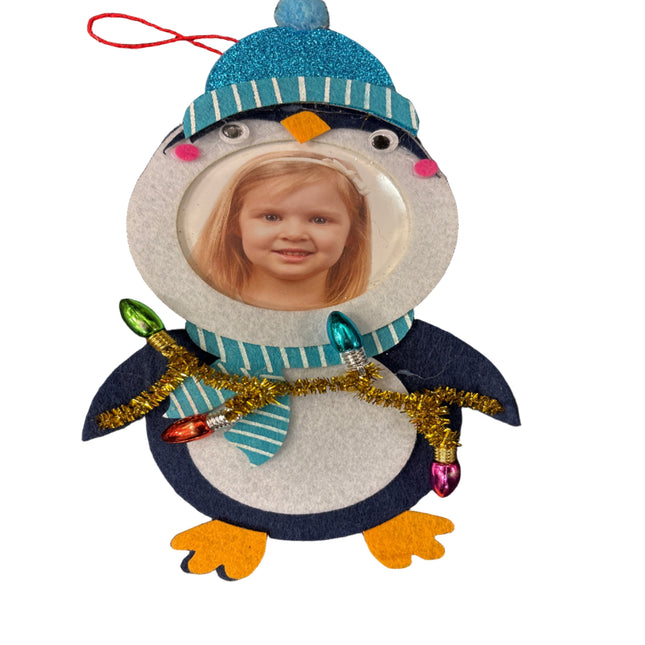 Studio Decor Kids' Felt Photo Ornament 8in – Penguin